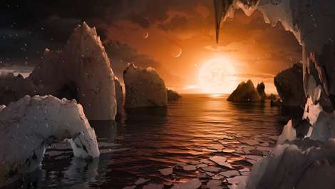 PictureArtist's impression of TRAPPIST 1f NASA JPL Caltech
